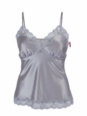 Gold Hawk 💯 silk purple cami